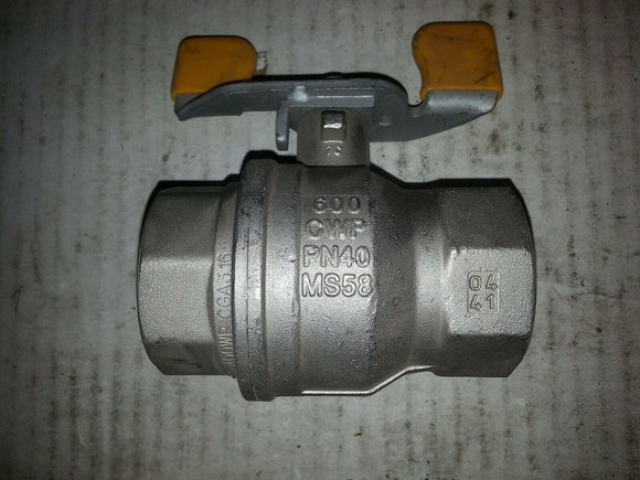 BALL LVALVE 600CWP PN40 MS58 400WP CGA316 1-1/2