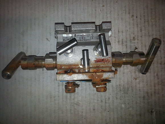 ANDERSON M65ADVS MANIFOLD VALVE SS P11.0037.007 .... AS IN PICTURE ...