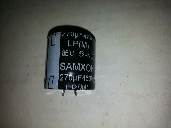 CAPACITOR H80AP 270 MFD 450V SAMXON ....EACH CAPACITOR