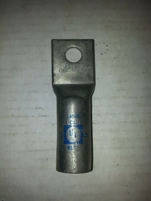 BURNDY COMPRESSION LUG UL BLUE L40048 CU 400-1/2 0EC 98077