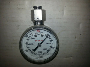span pressure gauge ss SI SPAN 0 TO 3000 PSI SS STAINLESS