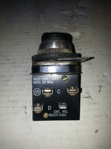 ALLEN-BRADLEY PILOT HVY. DUTY 600V AC MAX 800T-H2A