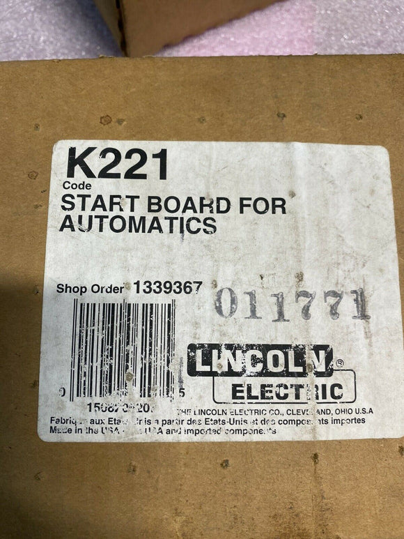 LINCOLN - START CONTROLS P.C. BOARD FOR AUTOMATICS - K221