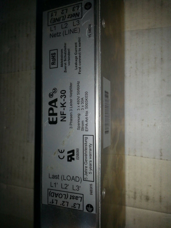 EPA NF-K-30 480V 50/60HZ 30A 5003K030