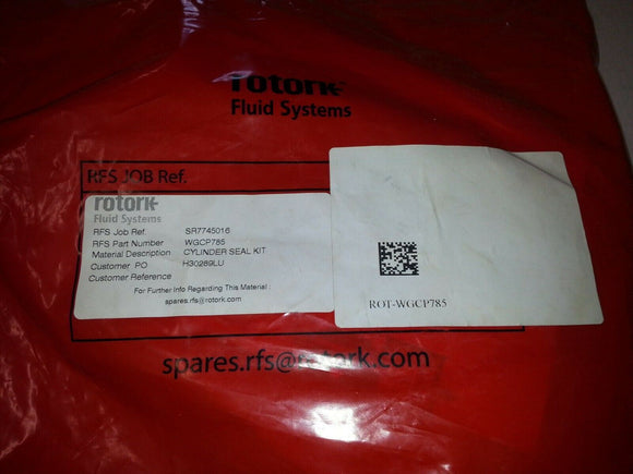 ROTORK SR7745016 WGCP785 CYLINDER SEAL KIT H30289LU