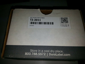 DURALABEL DLT 3X140 PURPLE T3-3011 5212H33 Premium Vinyl Tape
