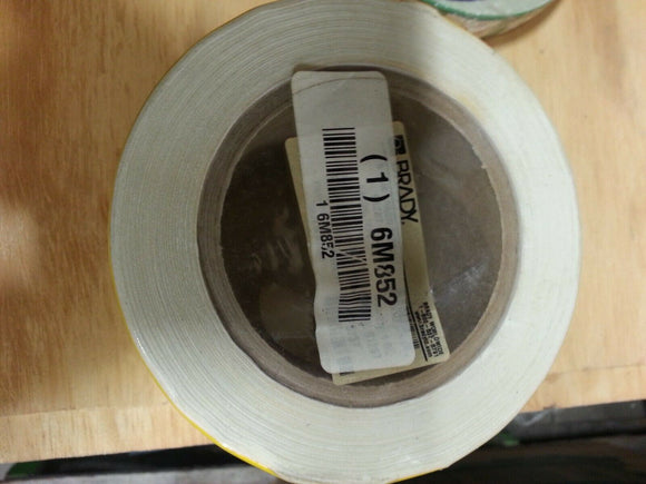 BRADY 6M852 91287 Arrow Tape, Yellow, Vinyl, Pipe Marker   4