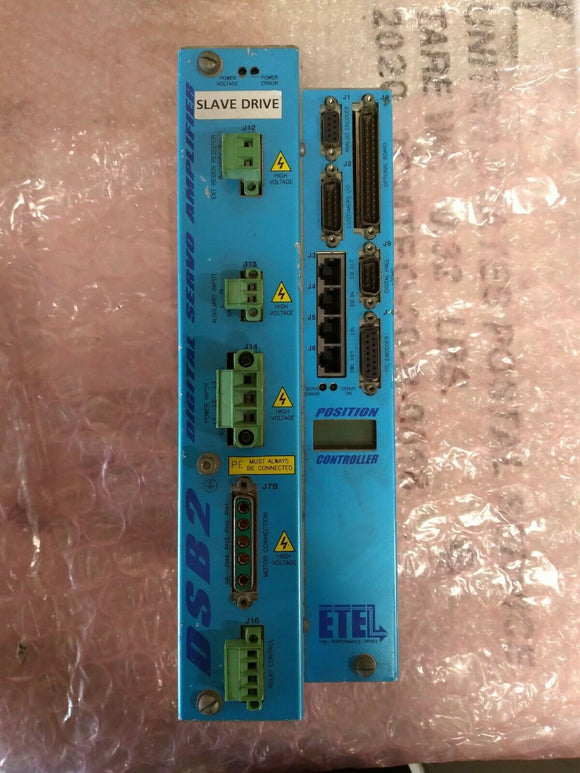 ETEL DSB2 Digital Servo Amplifier Slave Drive DSB2P124-211E-000H 300vdc