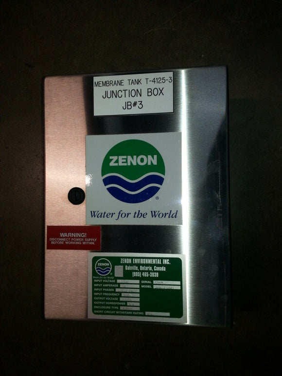 ZENON 120VAC 3A SINGLE PHASE 60HZ 120VAC NEMA4X ss BOX 16EL1206SSLP
