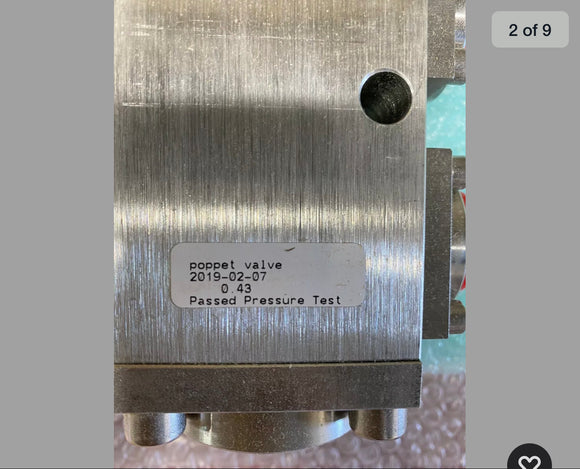 6325M21-SC2B - MIDLAND ACS MODEL 1750 - STAINLESS STEEL POPPET VALVE